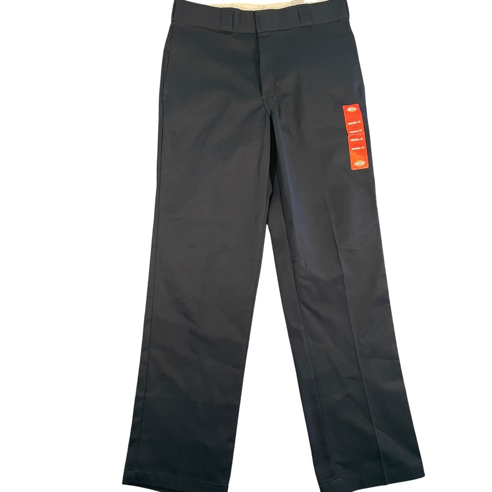 NWT Dickies Men's 874 Pants Blue Size 34x32 Original Fit Work School‎ Uniform